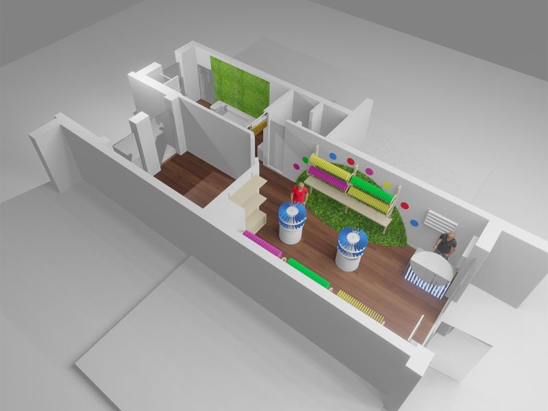 <p>Ladenplanung in 3D inklusive Steuerung des kompletten Umbaus bis zur Schlüsselübergabe für WOD in Wenzenbach bei Regensburg.</p>